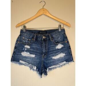 Aeropostale Hi rise shorty jean shorts